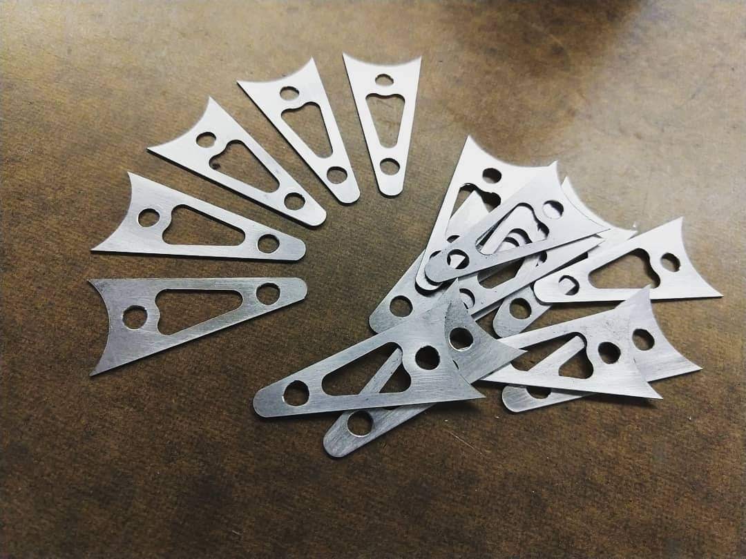 Pioneer Valley Frameworks special fork blade gussets for custom bicycle forks deep custom steel fork features and details PVF Picture